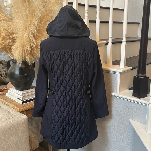 1 Madison Expedition The Heritage Collection Blue Puffer Coat Size Large - Picture 4 of 7